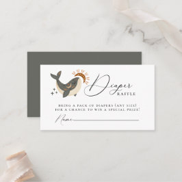 Celestial Whale Diaper Umschließungskarte Platzkarte