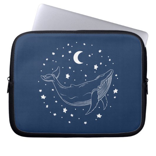 Celestial Whale Laptopschutzhülle (Vorderseite)