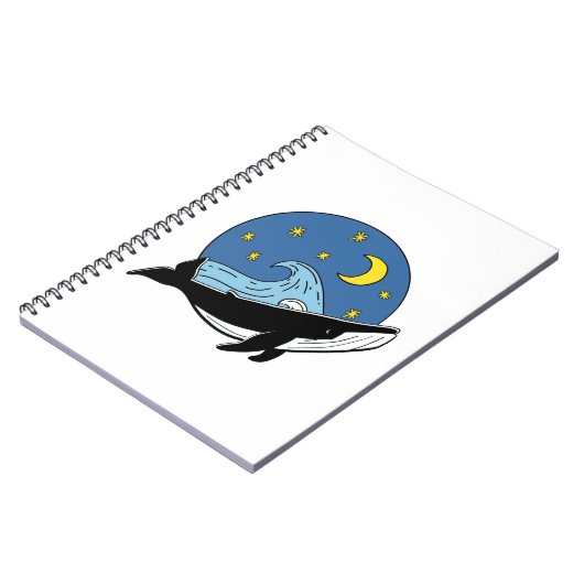 Celestial Whale Notizblock (Linke Seite)