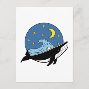 Celestial Whale Postkarte