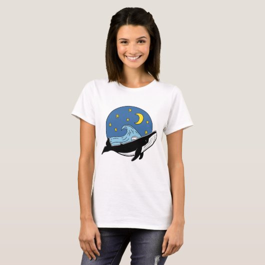 Celestial Whale T - Shirt (Vorne ganz)