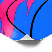 Celestial Whiskers: Ein Traum der Katze Poster (Ecke)