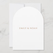 Celestial White Gold Sun Moon Stars Einladung (Rückseite)