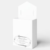 Celestial White Silver Sun Moon Stars Hochzeit Geschenkschachtel (Geöffnet)