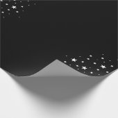 Celestial White Stars Theme Geschenkpapier (Ecke)