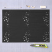 Celestial White Stars Theme Seidenpapier (Handwerk)