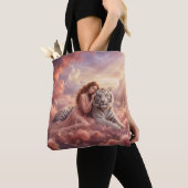 Celestial White Tiger Fantasy Tote Bag Tasche (Von Nahem)