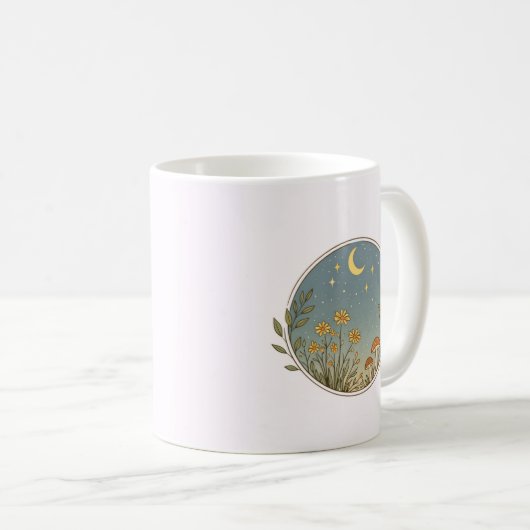 Celestial Wildflower Scene  Kaffeetasse (VorderseiteRechts)