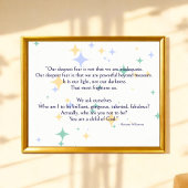 Celestial Williamson Our Deepest Furcht Gedicht Poster