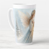 Celestial Winter Angel Lantern of Comfort Milchtasse (Linke Ecke)