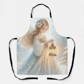 Celestial Winter Angel Lantern of Comfort Schürze (Vorderseite)