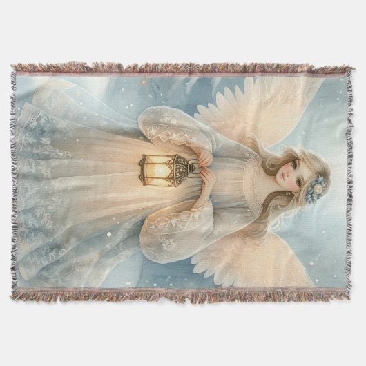 Celestial Winter Angel Lantern of Grace Decke (Vorderseite)