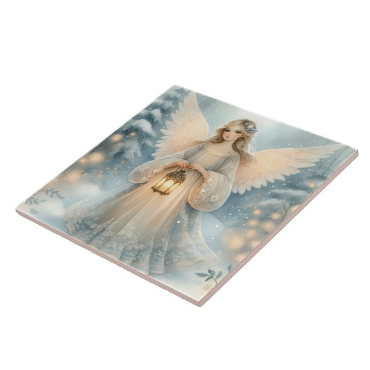 Celestial Winter Angel Lantern of Grace Fliese (Seite)