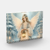 Celestial Winter Angel Lantern of Grace Fotoblock (Links)