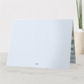 Celestial Winter Angel Lantern of Grace Karte (Rückseite)