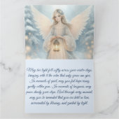 Celestial Winter Angel Lantern of Grace Karte (Innenseite)