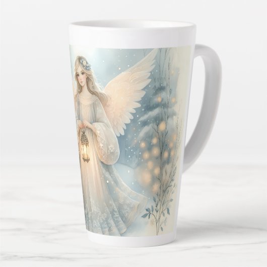 Celestial Winter Angel Lantern of Grace Milchtasse (Rechte Ecke)