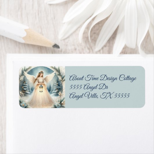 Celestial Winter Angel Lantern of Hope (Insitu)