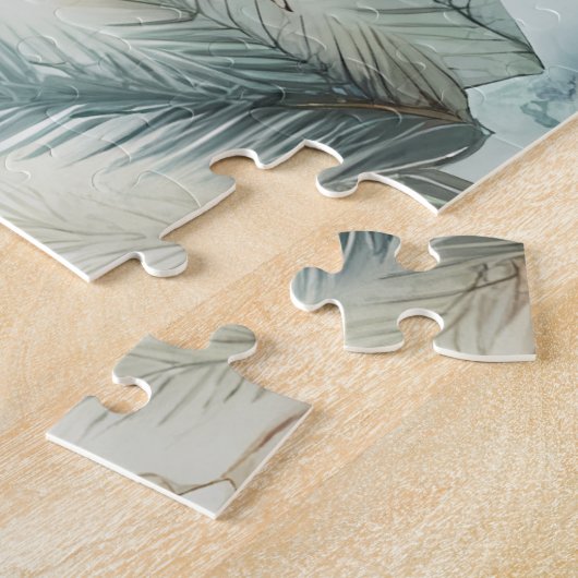 Celestial Winter Angel Lantern of Hope Puzzle (Seite)