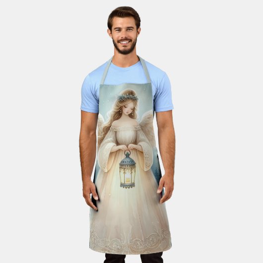 Celestial Winter Angel Lantern of Hope Schürze (Getragen)