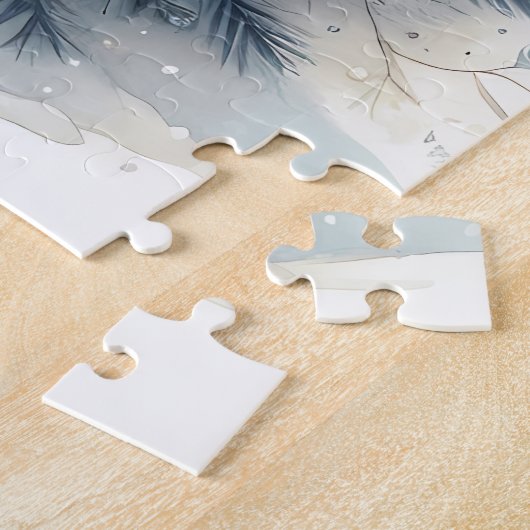 Celestial Winter Angel Lantern of Peace Puzzle (Seite)