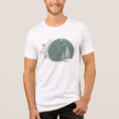 Celestial Winter Forest Tri-Blend Shirt (Vorderseite)
