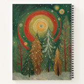 Celestial Winter Grove Notizblock (Rückseite)