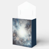 Celestial Winter Midnight Sparkle Wedding Geschenkschachtel (Geöffnet)