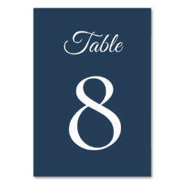 Celestial Winter Midnight Sparkle Wedding Tischnummer