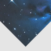 Celestial Wirbel von Stars Geburtstagsgeschenkwrap Seidenpapier (Detail)