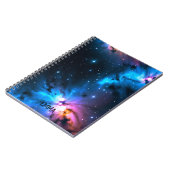 Celestial Wirbel von Stars Individuelle Name Notizblock (Linke Seite)