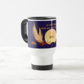 Celestial Wisdom Blue Travel Mug Reisebecher (Vorderseite Links)