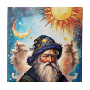 Celestial Wizard Sun and Moon Fliese