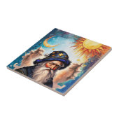 Celestial Wizard Sun and Moon Fliese (Seite)