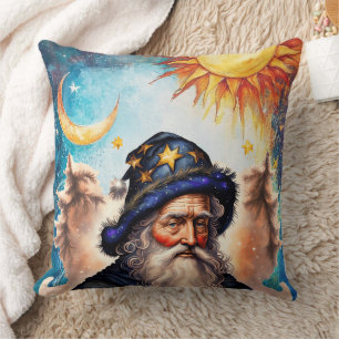 Celestial Wizard Sun and Moon Kissen