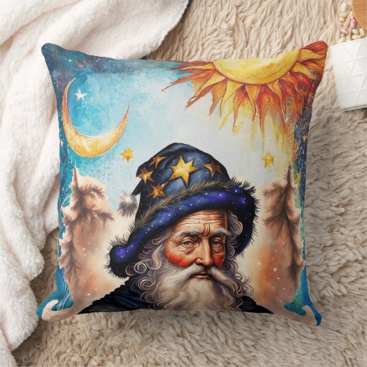 Celestial Wizard Sun and Moon Kissen (Decke)