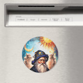Celestial Wizard Sun and Moon Magnet (In Situ (Geschirrspüler))