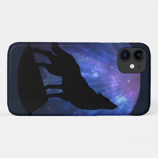 Celestial Wolf Case-Mate iPhone Hülle (Rückseite (Horizontal))