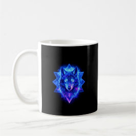 Celestial Wolf • Cosmic Energy Guardian Throw Mug Kaffeetasse