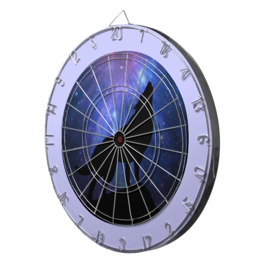 Celestial Wolf Dartscheibe (Vorderseite rechts)