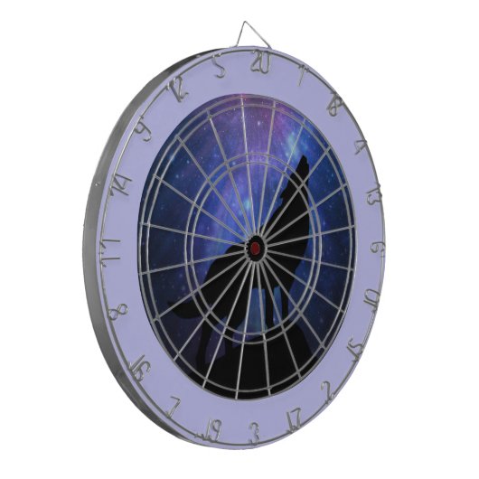 Celestial Wolf Dartscheibe (Vorderseite Links)