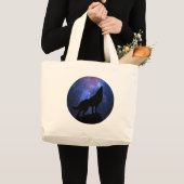 Celestial Wolf Jumbo Stoffbeutel (Vorderseite (Produkt))