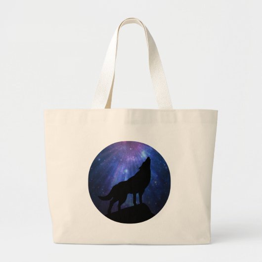 Celestial Wolf Jumbo Stoffbeutel (Vorne)