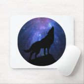 Celestial Wolf Mousepad (Mit Mouse)