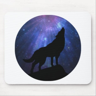 Celestial Wolf Mousepad