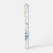 Celestial Wolf Night Sky Gold Filigree iPhone 16 P Hülle (Linke Seite)