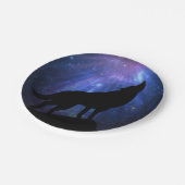Celestial Wolf Pappteller (Schrägansicht)