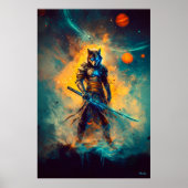 Celestial Wolf Ronin - Wächter der kosmischen Blad Poster (Vorne)
