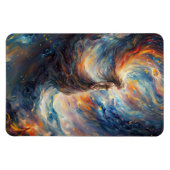 Celestial Woman Fiery Cosmos Art Magnet (Horizontal)