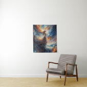 Celestial Woman Fiery Cosmos Art Wandteppich (Beispiel)